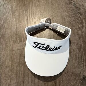 Titleist womens White Visor Hat